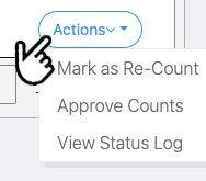 Cycle Count Details Button