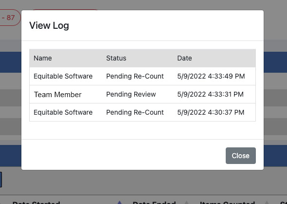View Log